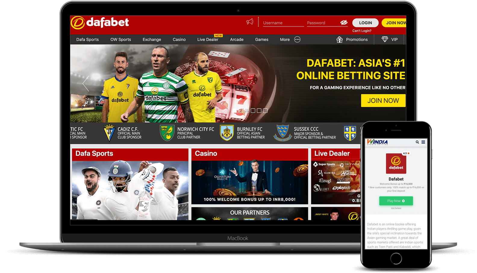 🥇 Dafabet Cricket Betting Review » 150% Bonus up to ₹16,000